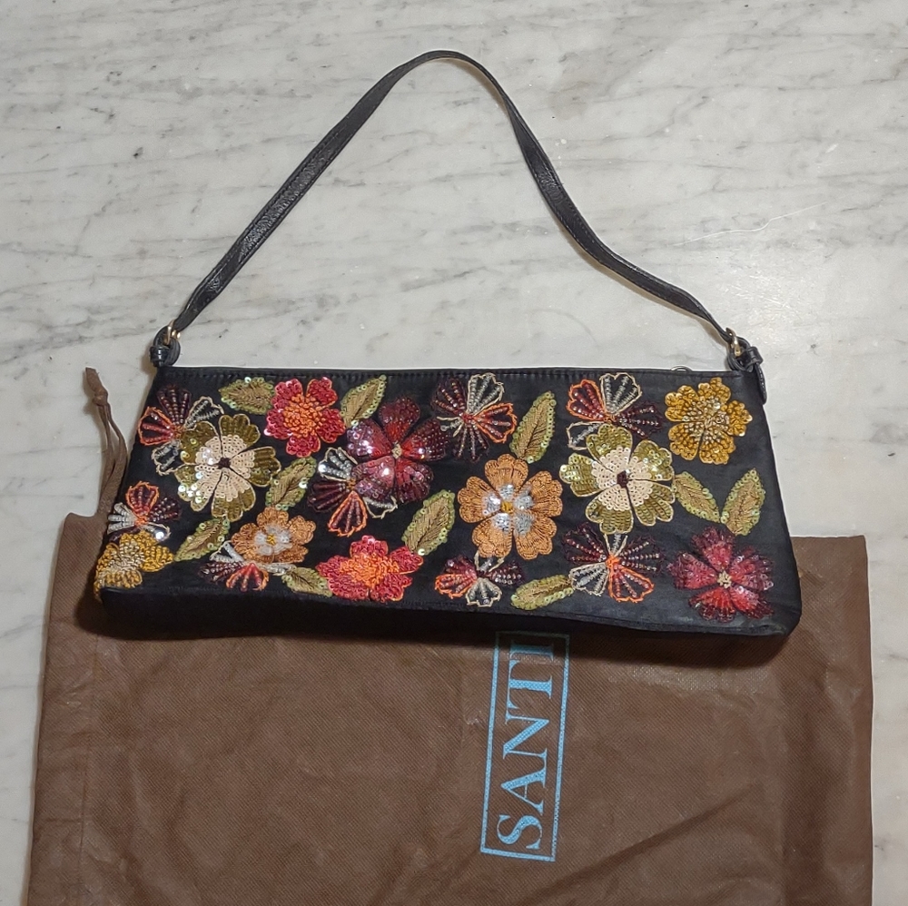 Vintage Marco Santi Beaded Purse with Dust Bag